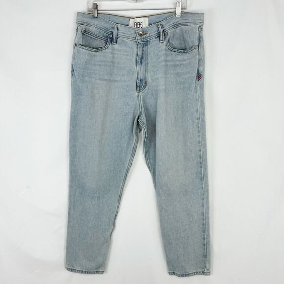BDG Urban Outfitter Jeans Men 36x32 Light Wash Dad Slim Tapered Fit - Picture 1 of 14
